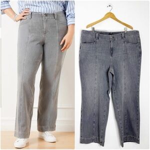 Talbots Classic Jean Trouser Sterling Gray Wash Size 24W